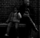 Bus stop at Harvard